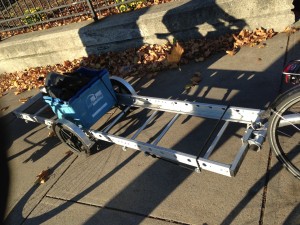 Bike Cart seen on JP bike path.